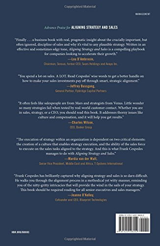 Aligning Strategy and Sales: The Choices, Systems, and Behaviors that Drive Effective Selling,Used