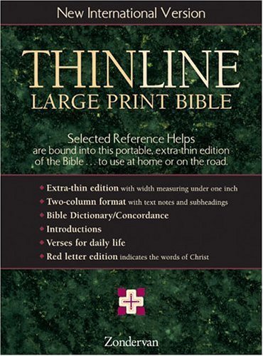 Niv Thinline Bible, Large Print