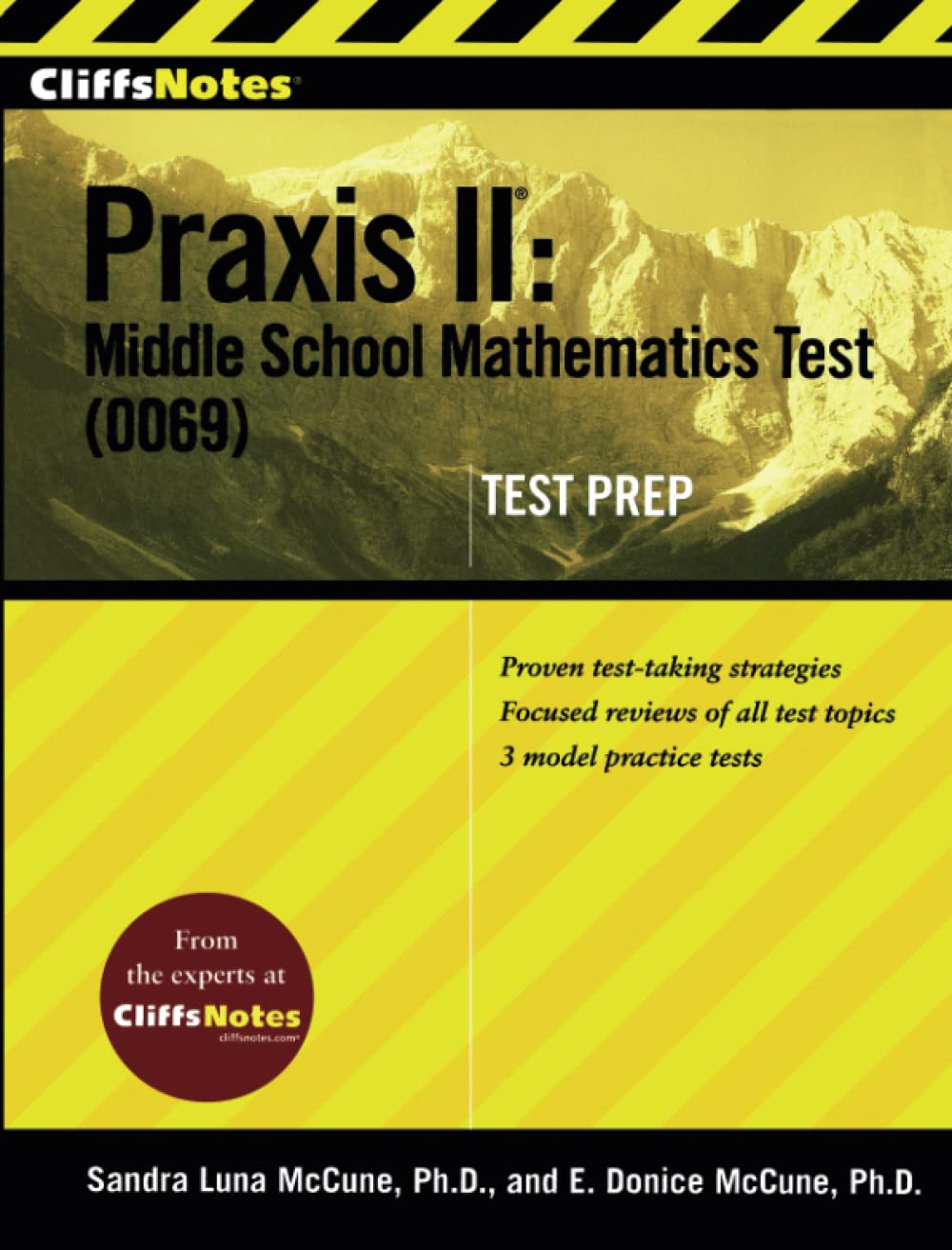 CliffsNotes Praxis II: Middle School Mathematics Test (0069) Test Prep (CliffsNotes (Paperback)),Used
