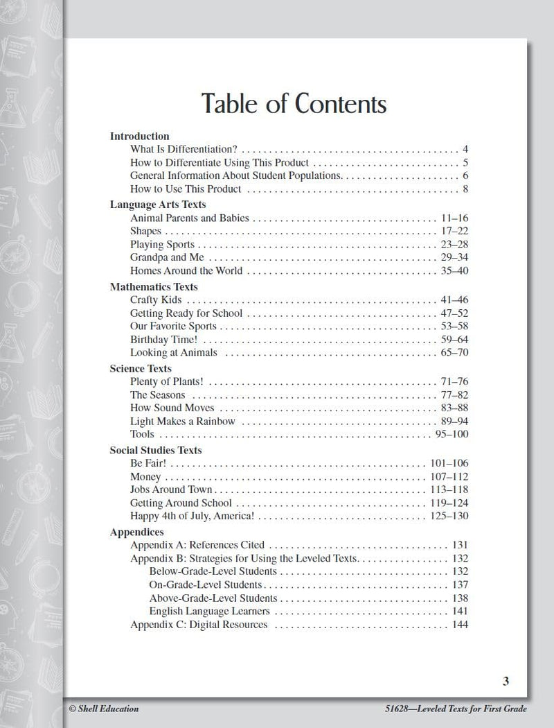 Leveled Texts for First Grade,Used