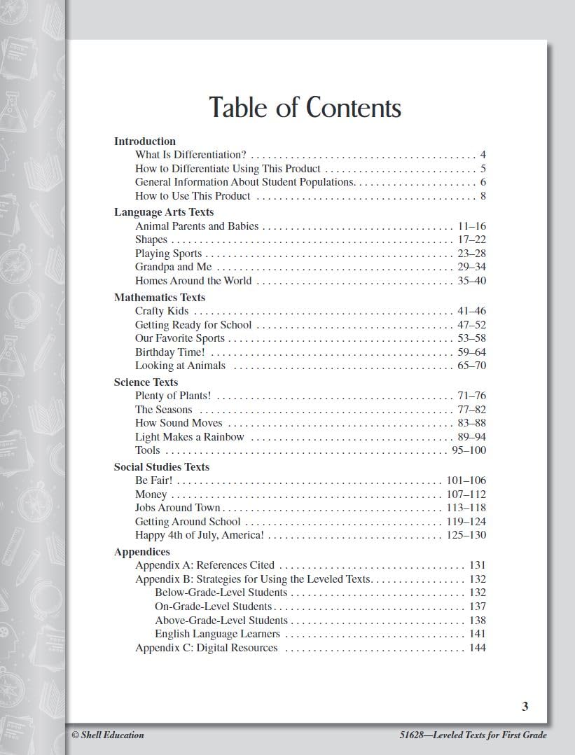 Leveled Texts for First Grade,Used