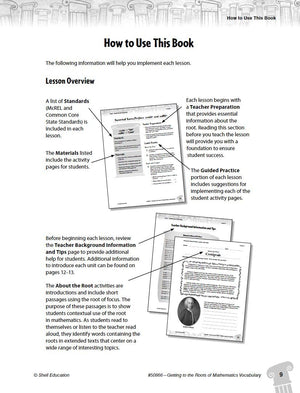 Getting to the Roots of Mathematics Vocabulary Levels 68 (Getting to the Roots of ContentArea Vocabulary),Used