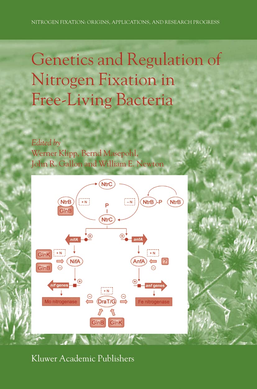 Genetics and Regulation of Nitrogen Fixation in FreeLiving Bacteria (Nitrogen Fixation: Origins, Applications, and Research Pro,Used
