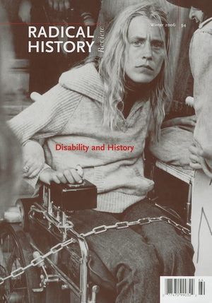 Disability and History (Radical History Review, Winter 2006) (Volume 2006),New