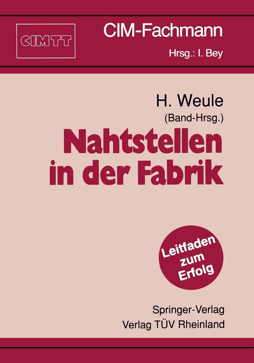 Nahtstellen In Der Fabrik (Cimfachmann) (German Edition),Used