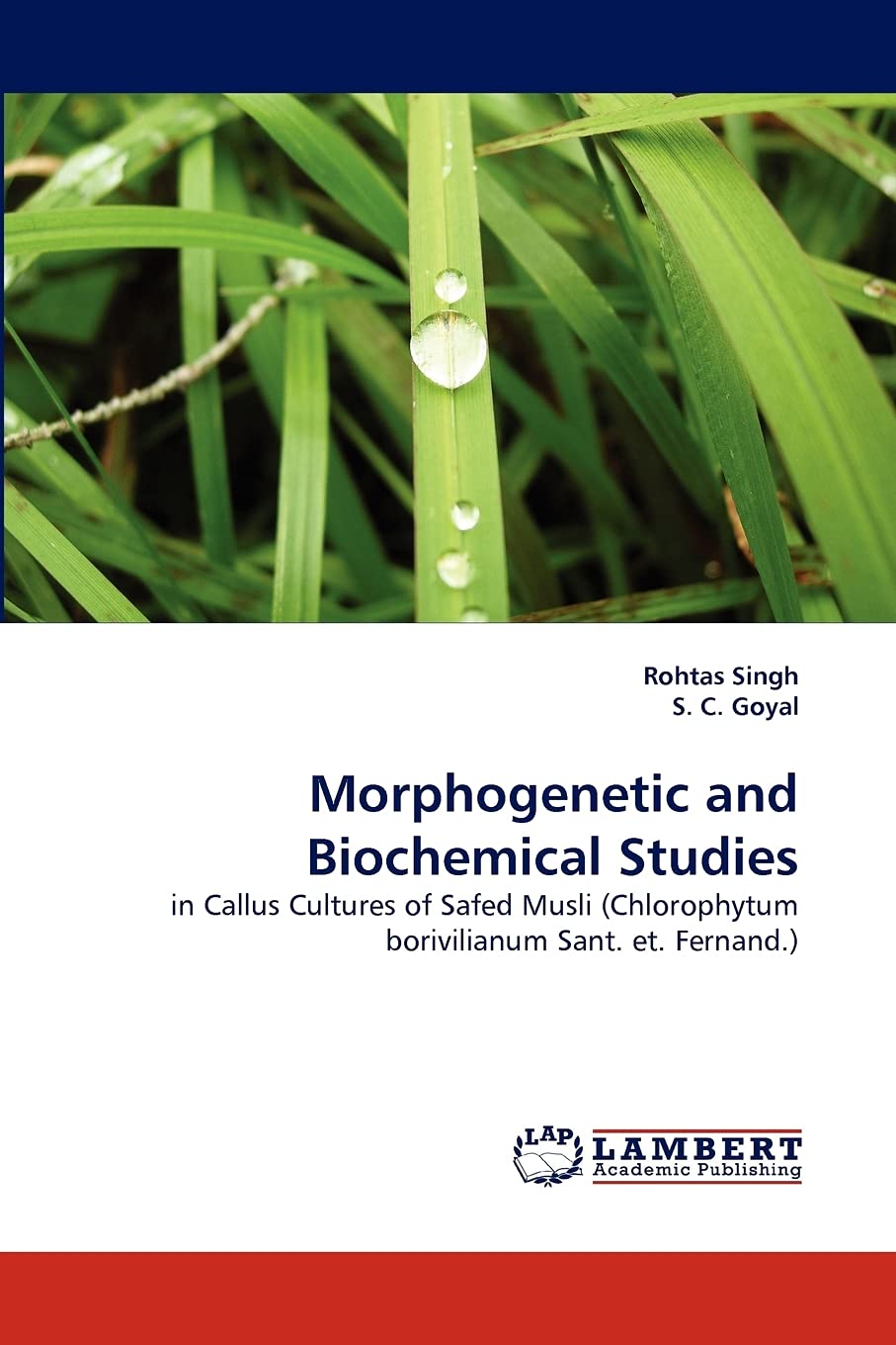 Morphogenetic and Biochemical Studies: in Callus Cultures of Safed Musli (Chlorophytum borivilianum Sant. et. Fernand.),Used