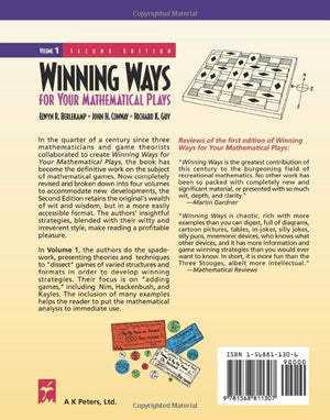 Winning Ways for Your Mathematical Plays (AK Peters/CRC Recreational Mathematics Series),Used
