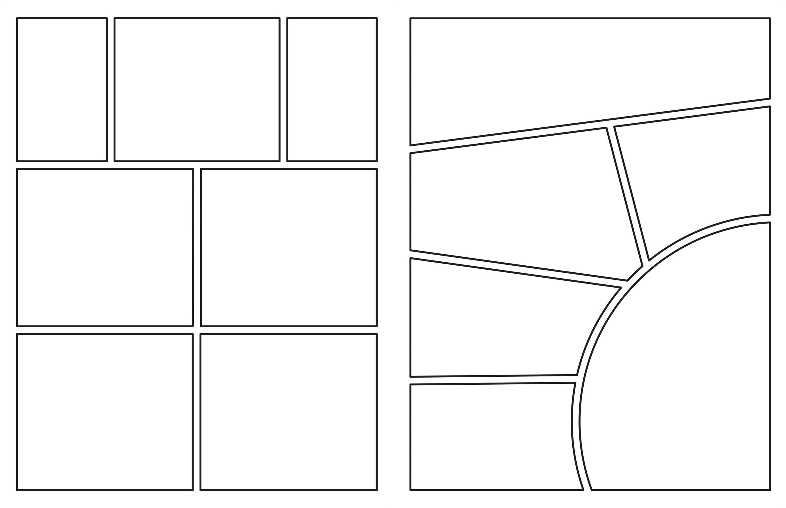 Blank Comic Book (with bonus stencil and blank cover!),Used