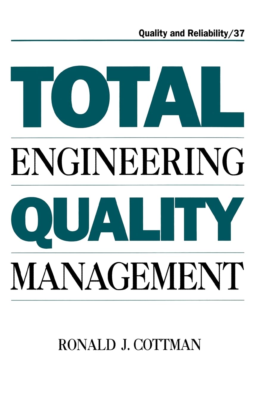 Total Engineering Quality Management (Quality And Reliability),Used