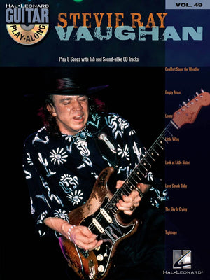 Stevie Ray Vaughan: Guitar Playalong Volume 49, With Cd (Hal Leonard Guitar Playalong)-used