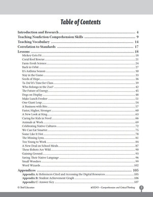 Comprehension and Critical Thinking Grade 3 (Comprehension & Critical Thinking),Used