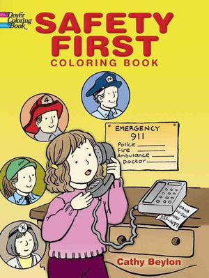Safety First Coloring Book (Dover Coloring Books)