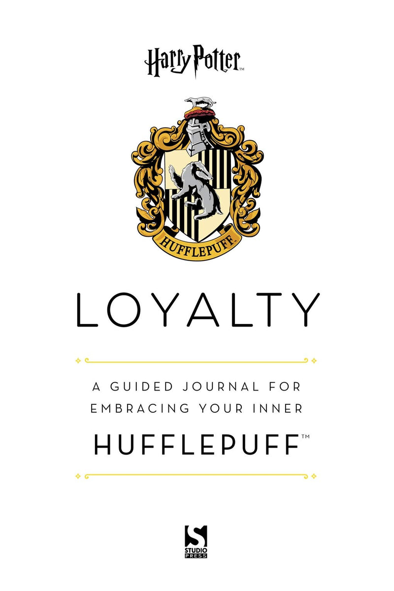 Harry Potter: Loyalty: A guided journal for cultivating your inner Hufflepuff,Used