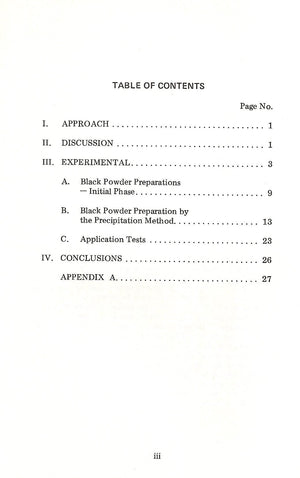 CIA Field Expedient Preperation of Black Powders,Used