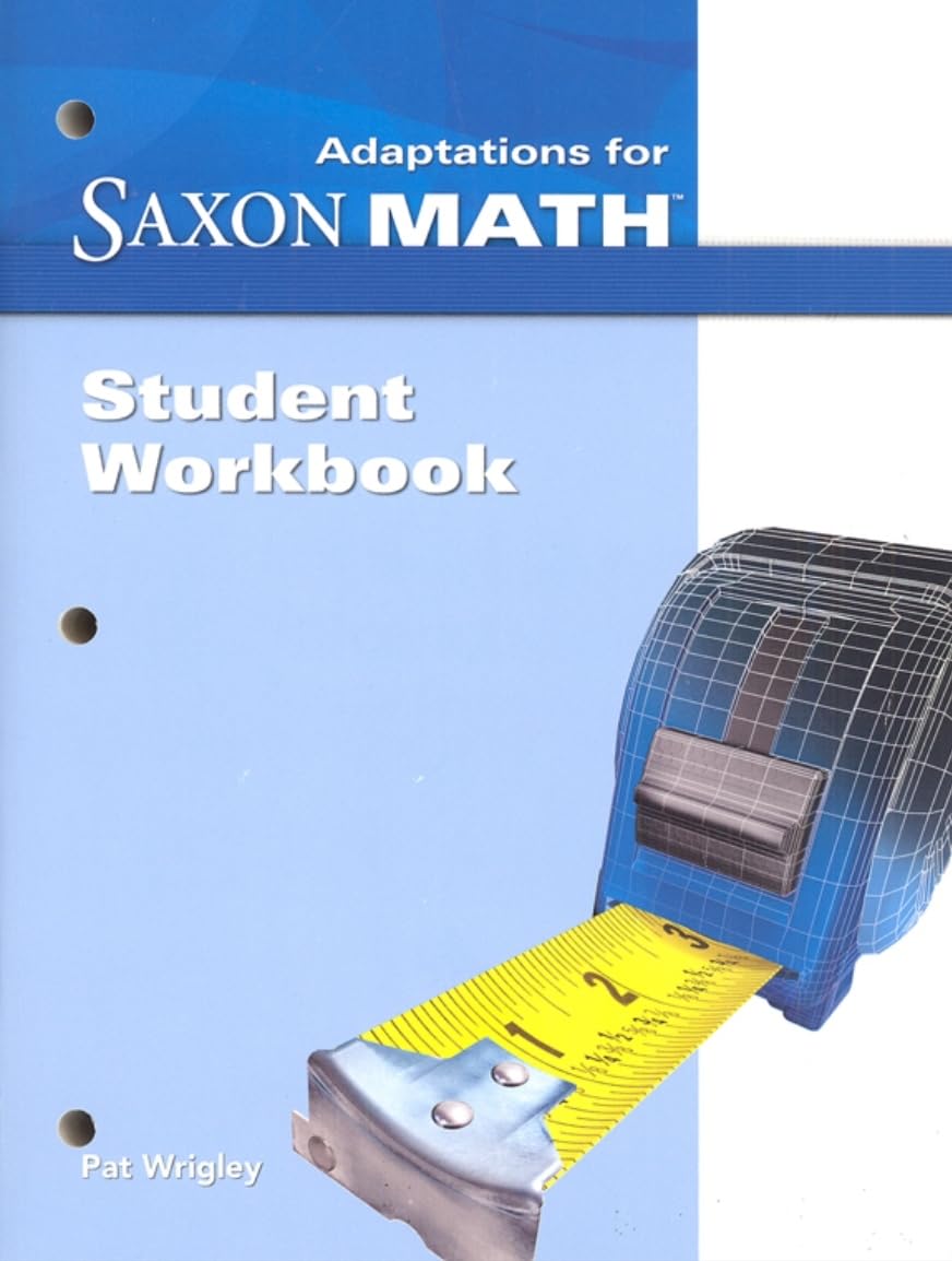 Student Workbook (Saxon Math Intermediate 5),Used