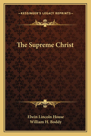 The Supreme Christ,Used