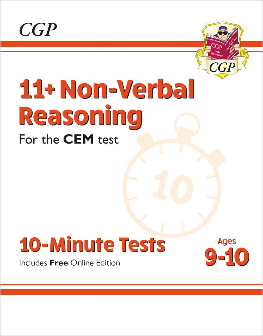 New 11+ CEM 10Minute Tests: NonVerbal Reasoning  Ages 910 (with Online Edition) (CGP 11+ CEM),Used