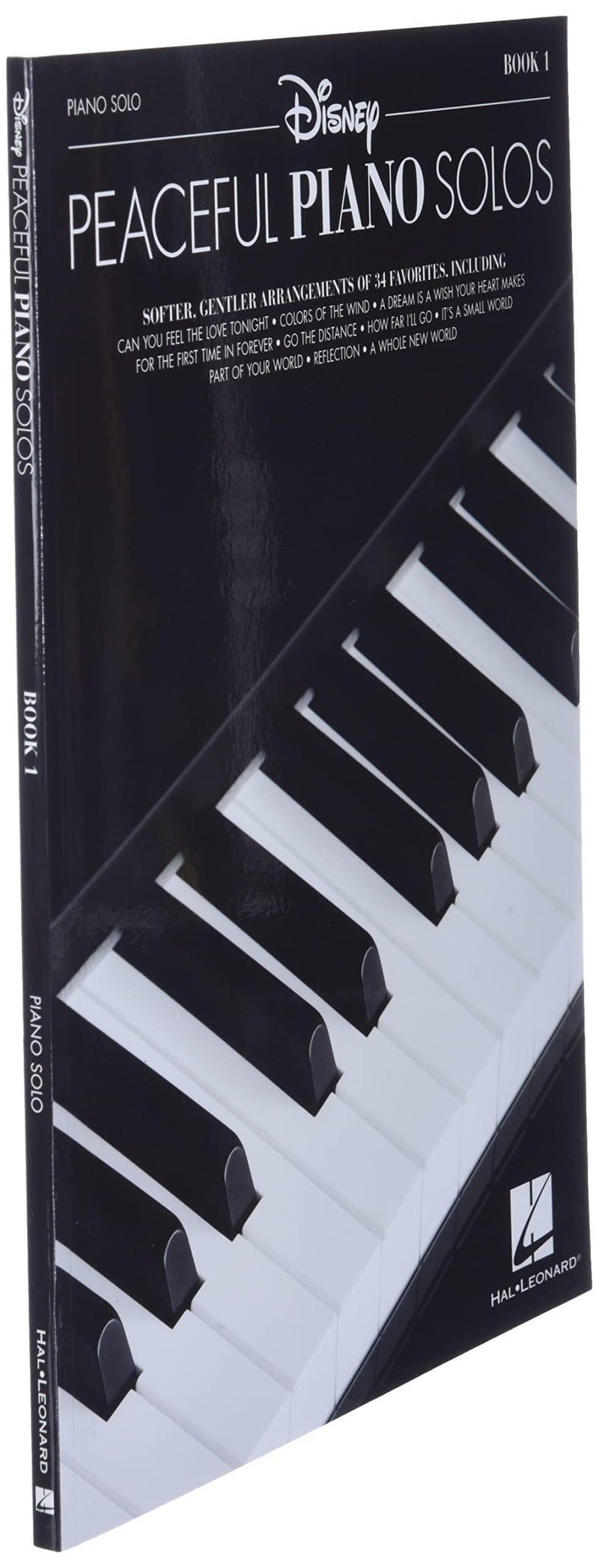 Disney Peaceful Piano Solos  34 Relaxing Piano Arrangements of Disney Songs  Intermediate Sheet Music for Piano  Book 1 Songbook,New