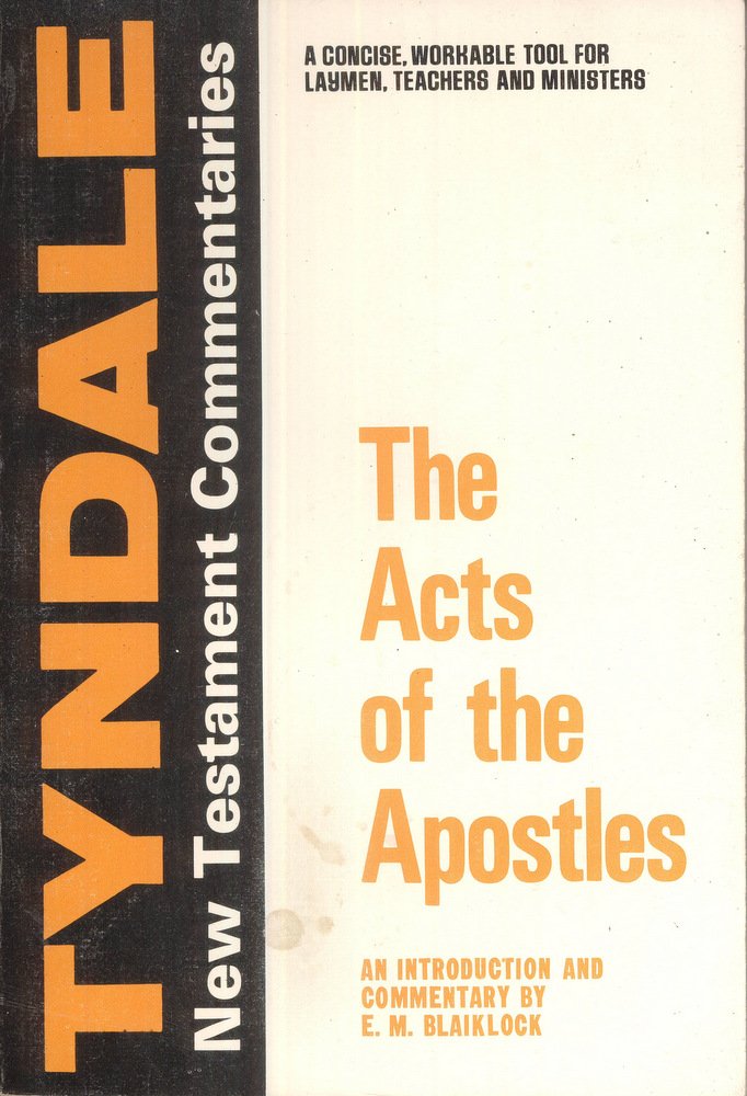The Acts of the Apostles: An Introduction and Commentary (Tyndale New Testament Commentaries),Used