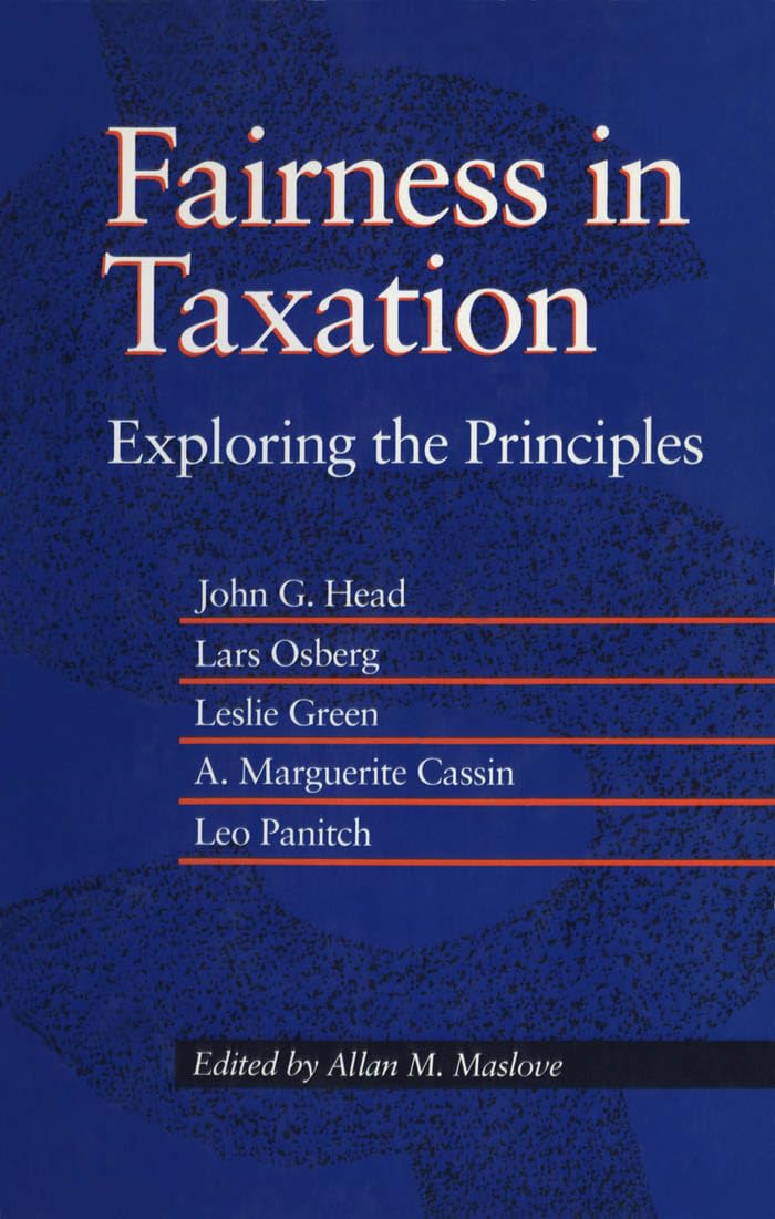 Fairness in Taxation: Exploring the Principles (Heritage),Used