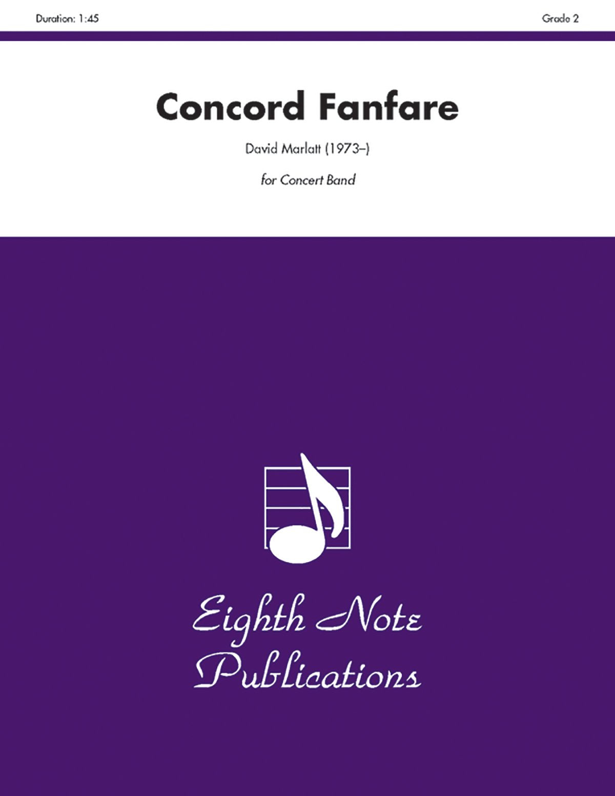 Concord Fanfare: Conductor Score & Parts (Eighth Note Publications),Used