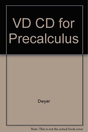 Interactive Video Skillbuilder CDROM for Dwyer/Gruenwalds Precalculus,Used