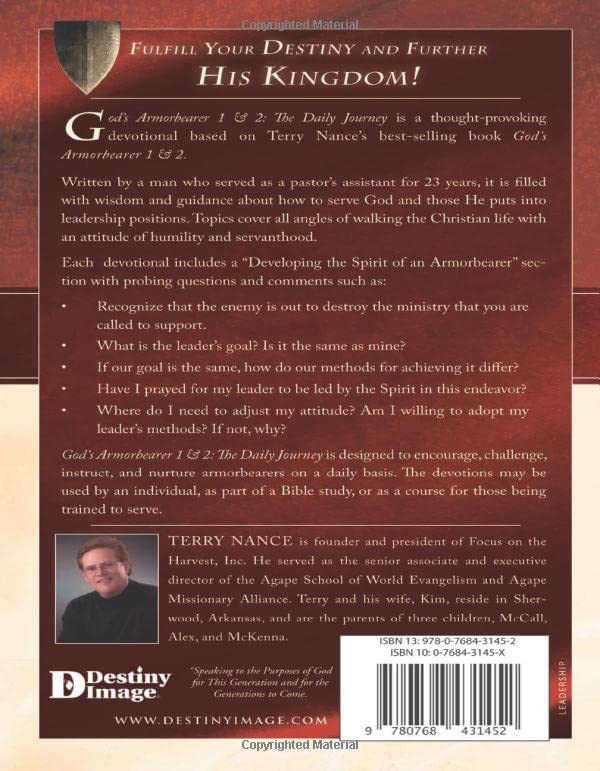 God's Armorbearer 1 & 2: The Daily Journey,Used