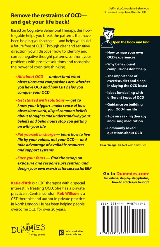 Managing Ocd with CBT for Dummies,Used