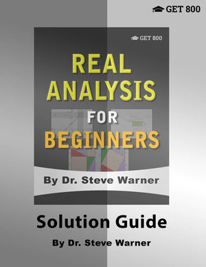 Real Analysis for Beginners  Solution Guide,Used