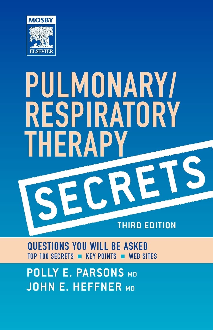 Pulmonary/Respiratory Therapy Secrets,Used