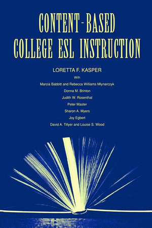 Contentbased College Esl Instruction,Used