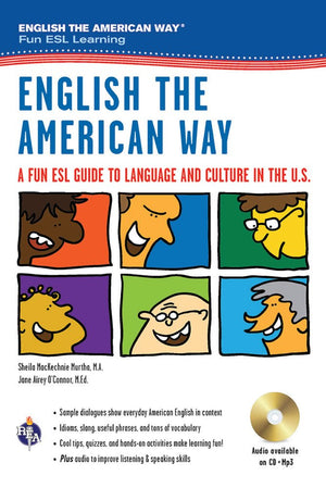 English the American Way: A Fun ESL Guide to Language & Culture in the U.S. w/Audio CD & MP3 (English as a Second Language Serie,Used