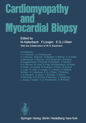 Cardiomyopathy and Myocardial Biopsy,Used