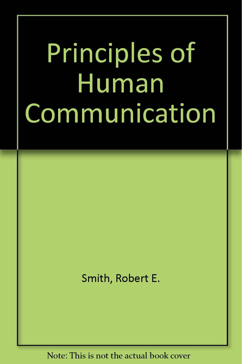PRINCIPLES OF HUMAN COMMUNICATION,Used