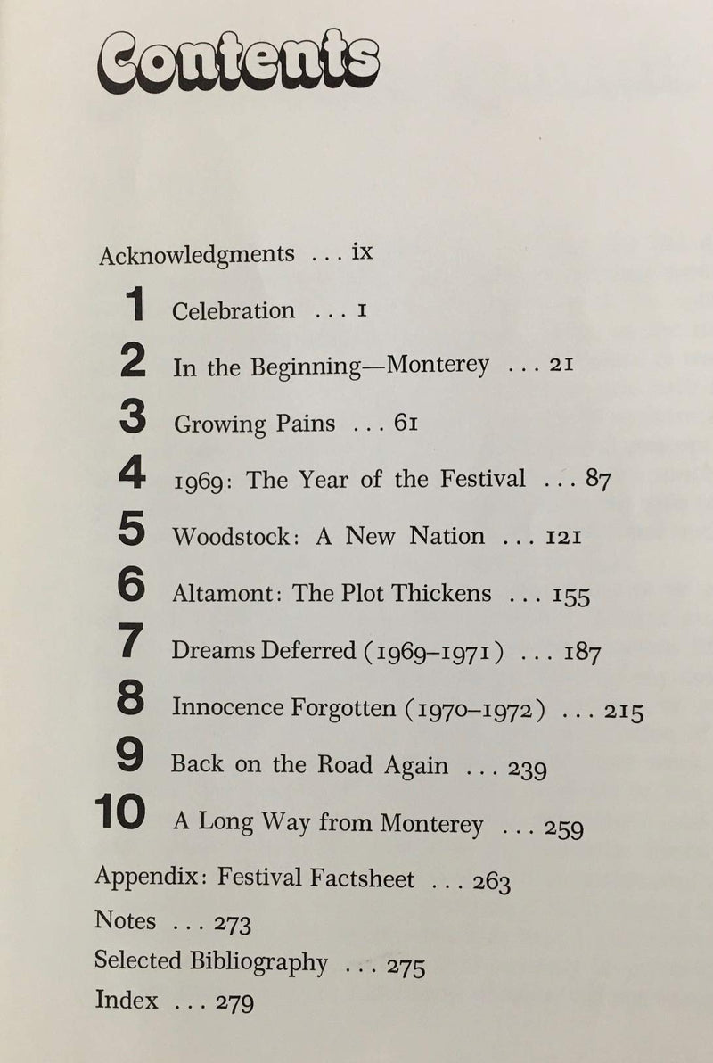Aquarius rising: The rock festival years (A Delta book),Used