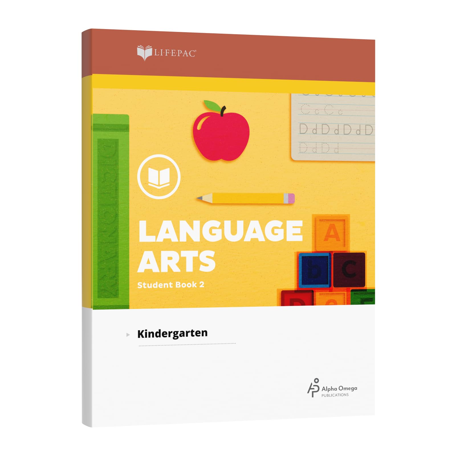 Lifepac Language Arts Kindergarten Student Book 2,Used