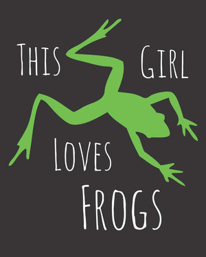 This Girl Loves Frogs: Fun Frog Sketchbook for Drawing, Doodling and Using Your Imagination!,Used