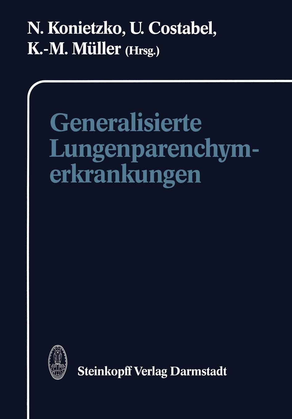Generalisierte Lungenparenchymerkrankungen (German Edition),Used