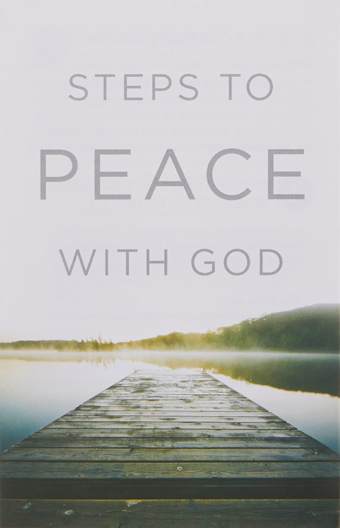 Steps To Peace With God (25Pack)