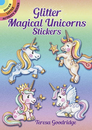 Glitter Stickers: Magical Unicorns (Dover Little Activity Books: Fantasy),Used