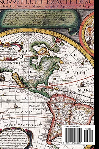 Composition Notebook: Vintage World Map / Antique Globe (100 Pages, College Ruled),Used