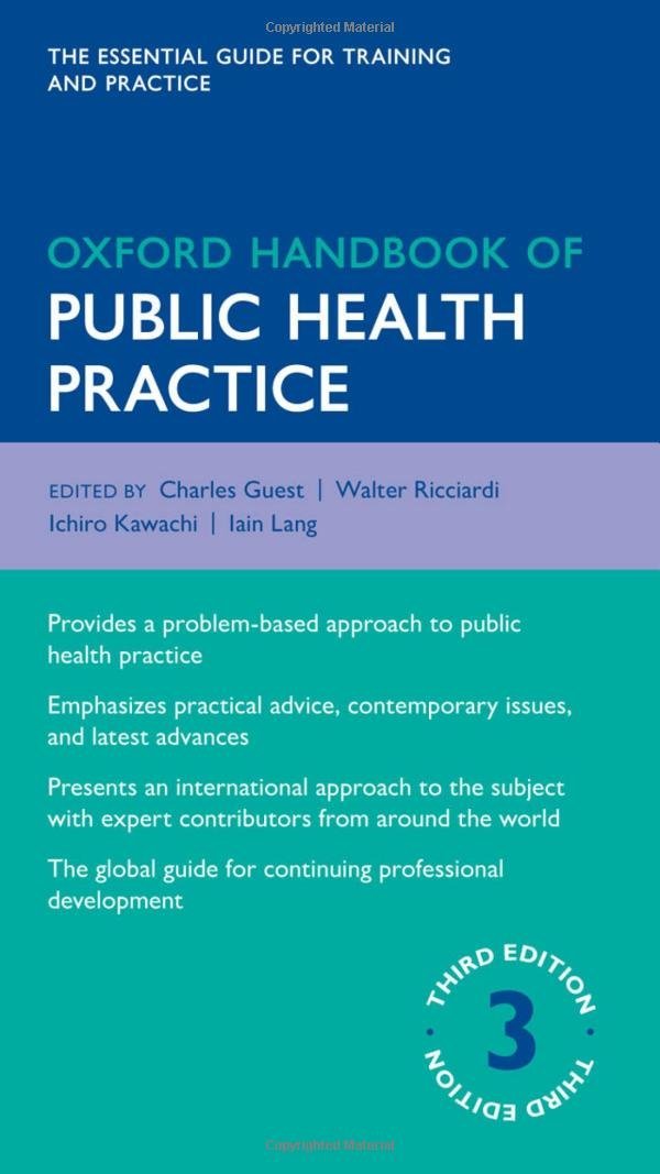 Oxford Handbook of Public Health Practice (Oxford Medical Handbooks),Used