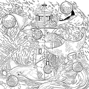 Mythographic Color and Discover: Wanderlust: An Artist's Coloring Book of Exotic Adventure and Hidden Objects (Mythographic, 1),Used