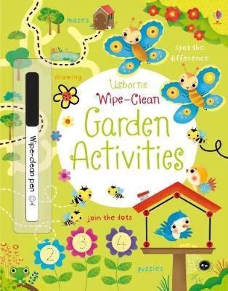 WipeClean Garden Activities,Used