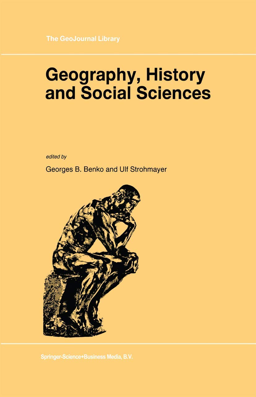 Geography, History and Social Sciences (GeoJournal Library, 27),Used