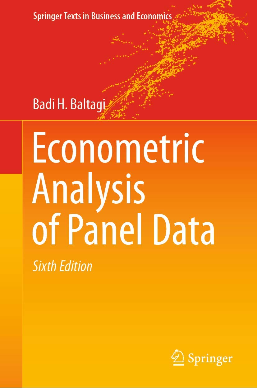 Econometric Analysis of Panel Data (Springer Texts in Business and Economics),Used