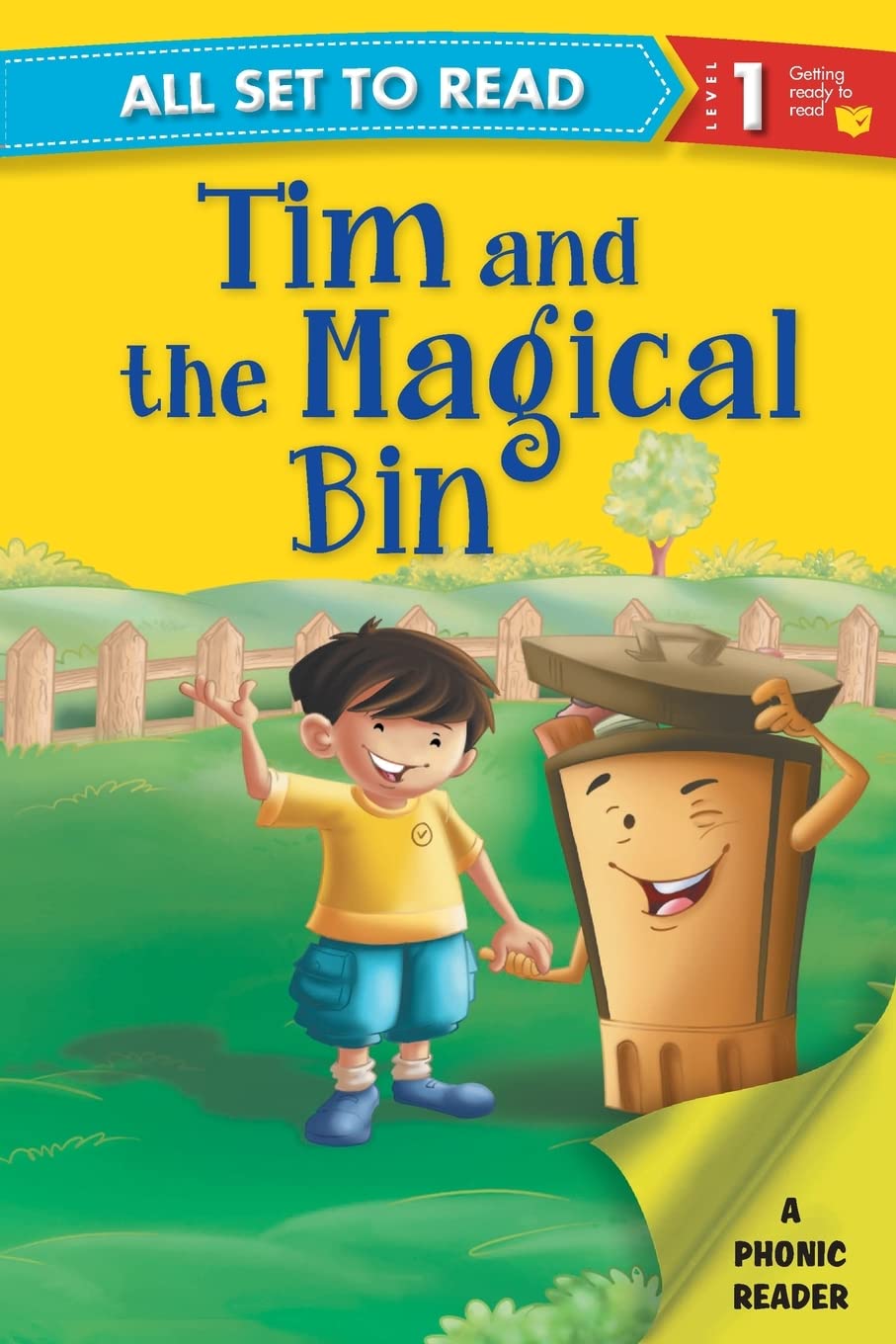All Set To Read- A Phonic Reader- Tim And The Magical Bin- Readers For Kids