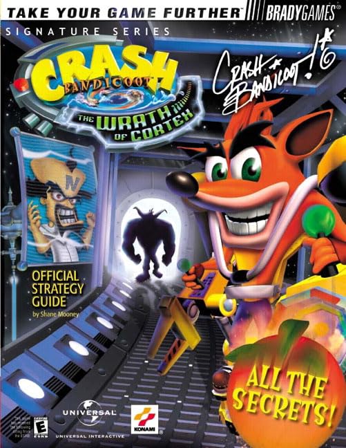 Crash Bandicoot: The Wrath Of Cortex Official Strategy Guide For Ps2,Used