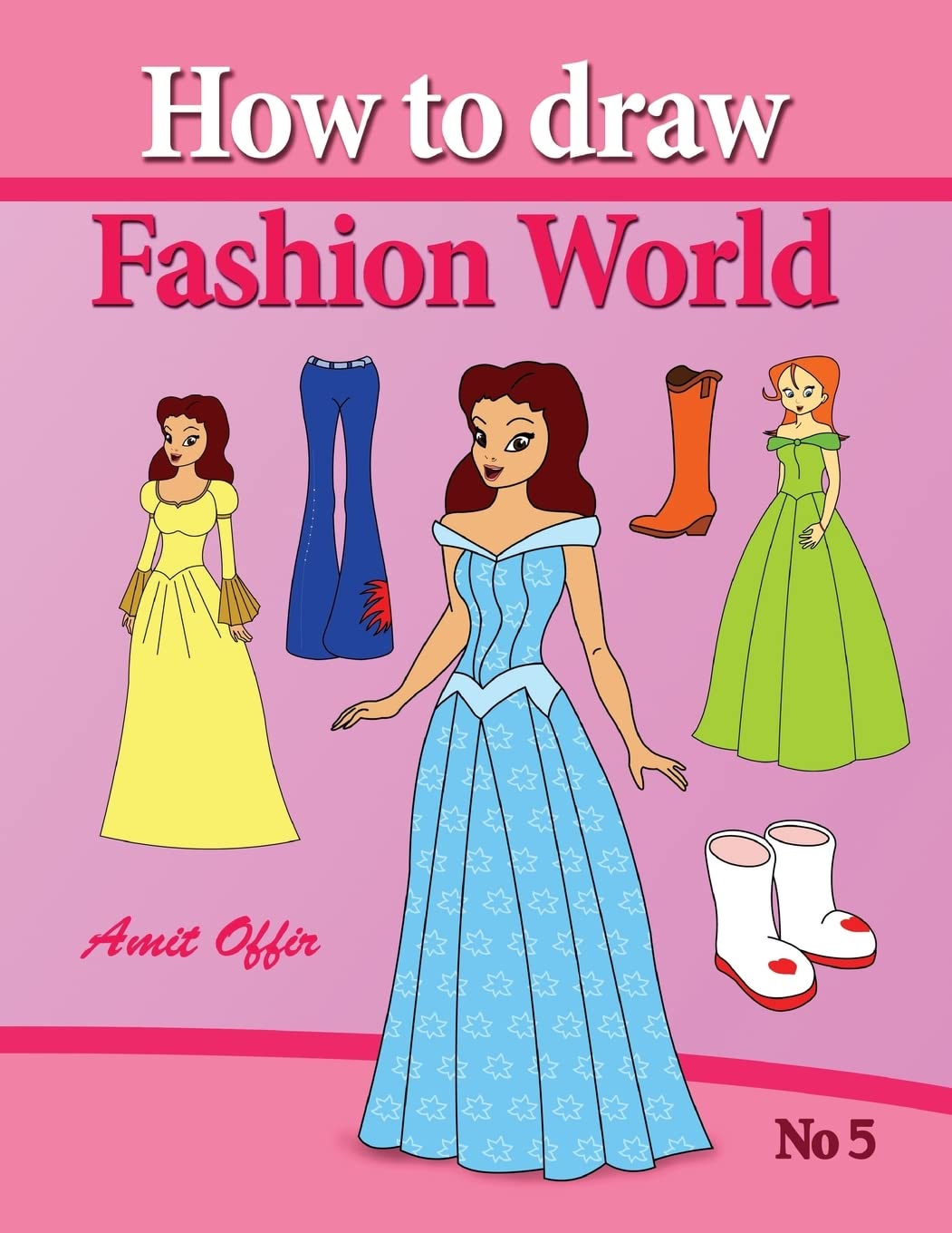 how to draw fashion world: drawing books fo children and how to draw step by step (how to draw comics and cartoon characters),Used