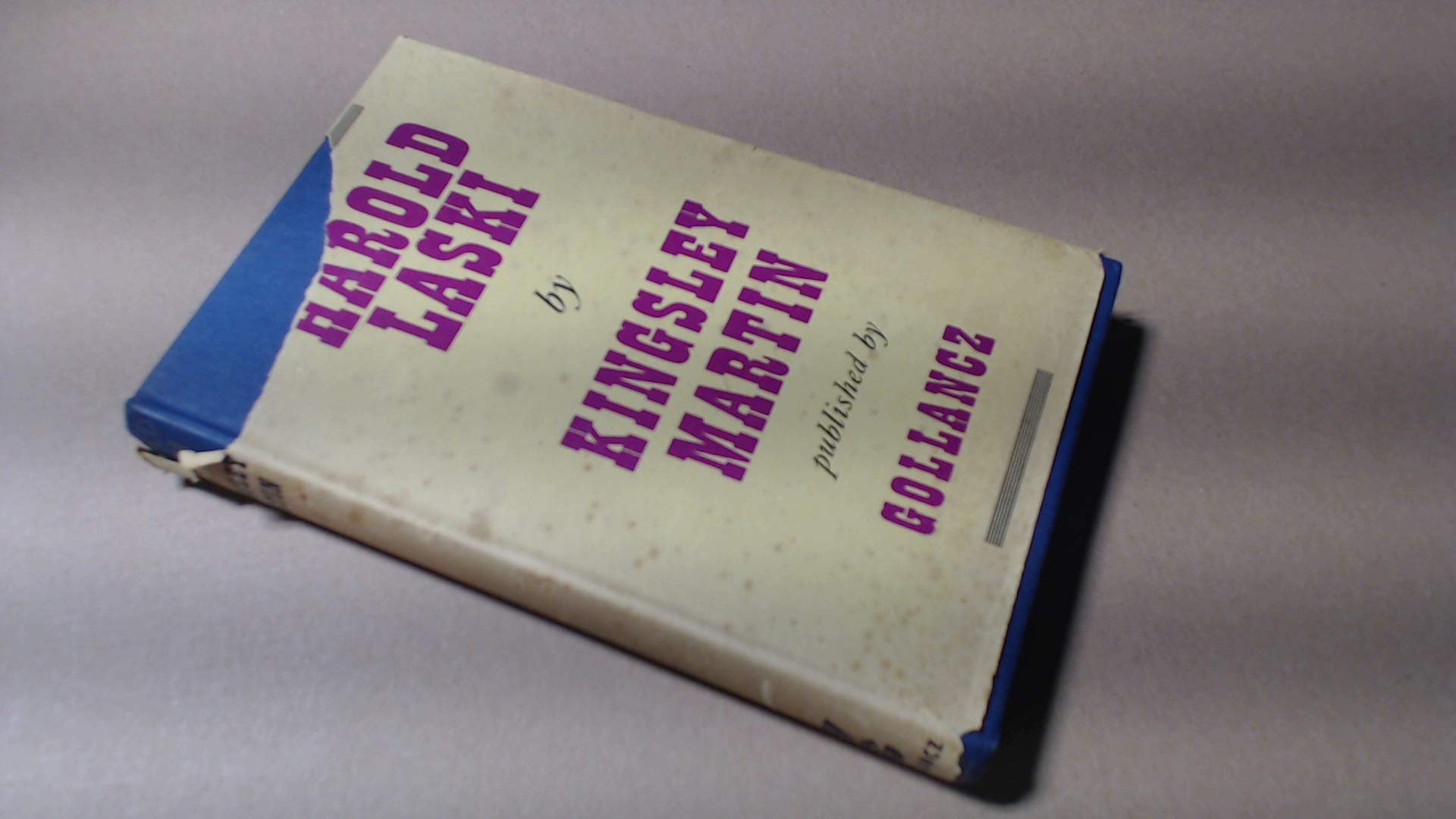 Harold Laski (18931950): A Biographical Memoir,Used